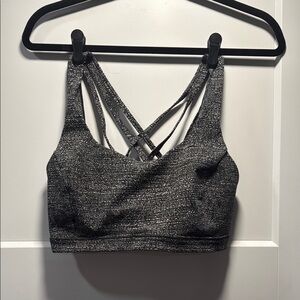Lululemon Athletica Black and Gray Sports Bra